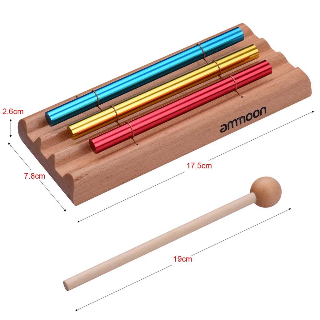 Ammoon 7-Tone Tabletop Chimes Meditation Chime Colorful Wind Bell