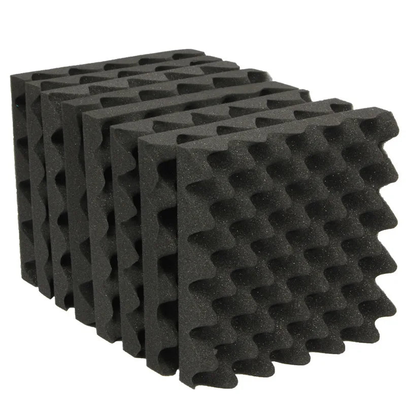 25X25X5 cm Sound Insulation Foam Egg Crate Studio Acoustic Treatment