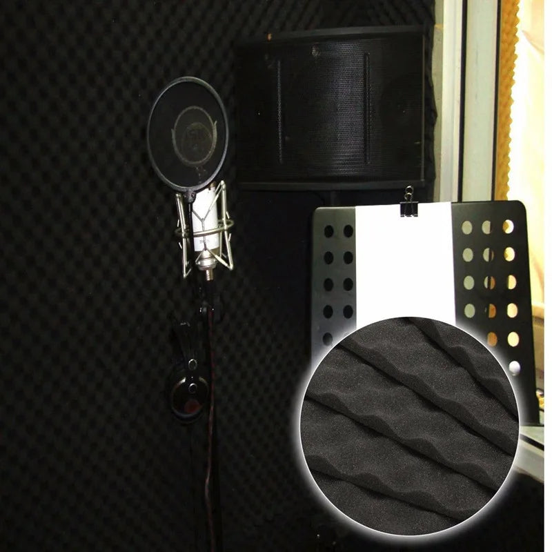 25X25X5 cm Sound Insulation Foam Egg Crate Studio Acoustic Treatment