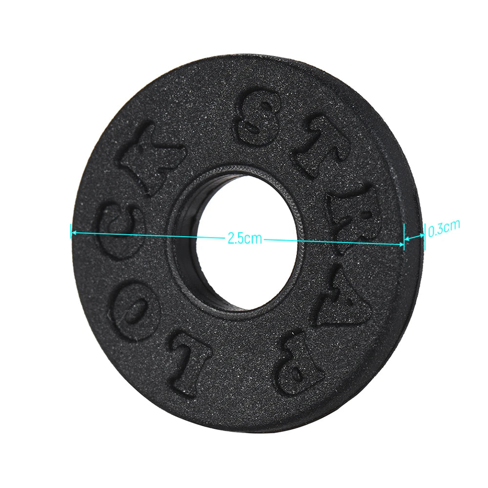 4Pcs Electric Guitar Strap Locks Blocks Rubber Material Bass Lock