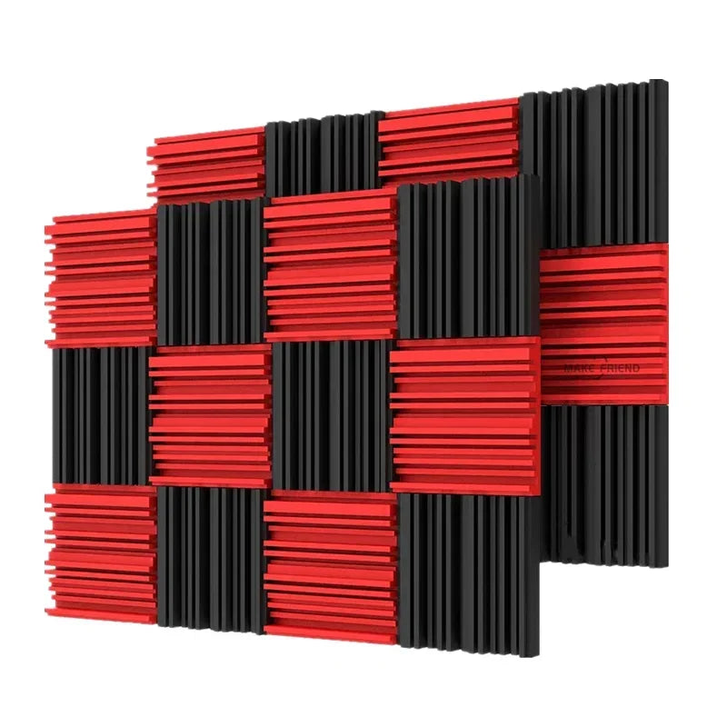 24Pcs 25X25X5 cm Studio Acoustic Foam Sound Absorbing Noise