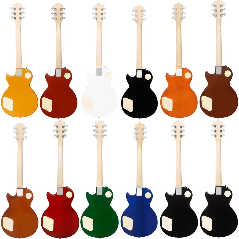 IRIN LP Electric Guitar 6 String 22 Frets Stylish Electric Guitar Kit 39in Full-Size Beginner Starter with Electric Guitar Bag