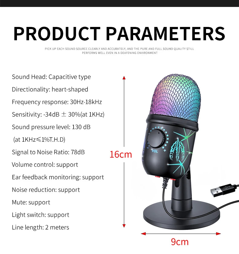 Gaming Microphone USB