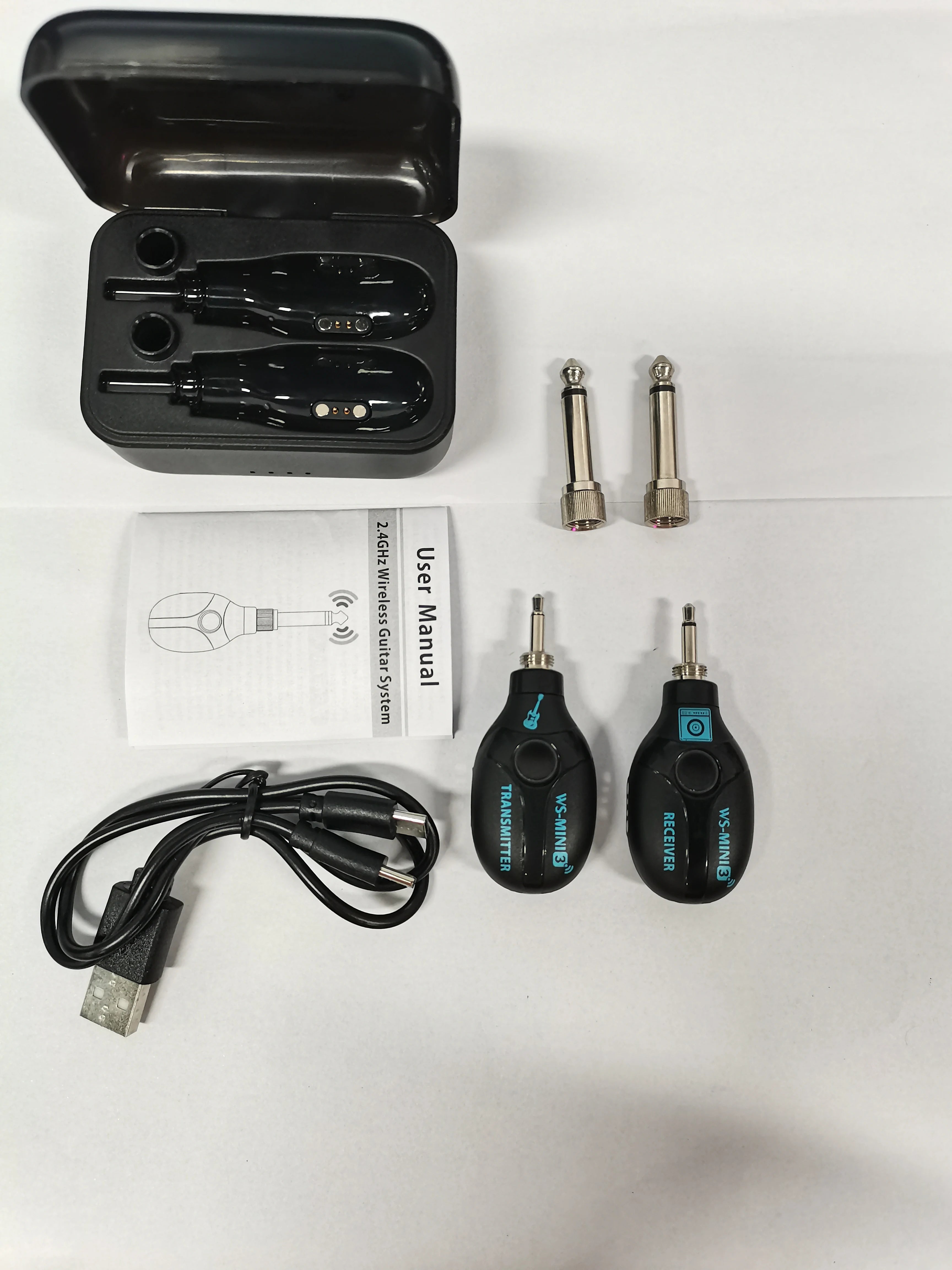 2.4G Wireless Guitar System Transmitter Receiver Set
