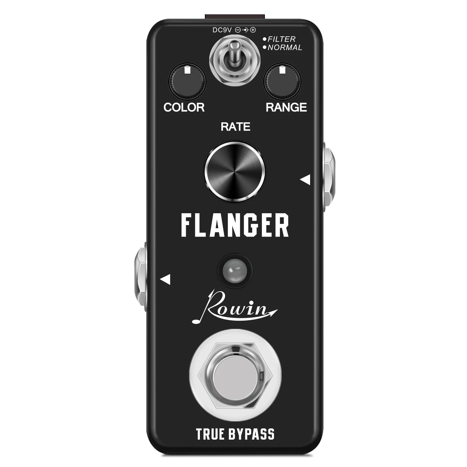 Rowin Classic Flanger Guitar Pedal, Vintage Analog Effect Electric