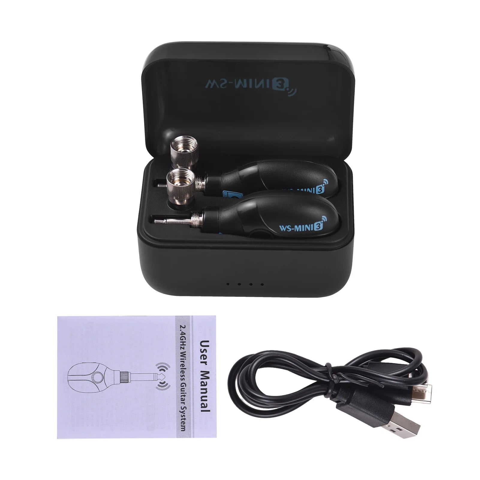 2.4G Wireless Guitar System Transmitter Receiver Set
