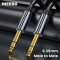 Nierbo 1/4 Inch Cable 6.35Mm To Instrument Guitar Mono Jack Ts