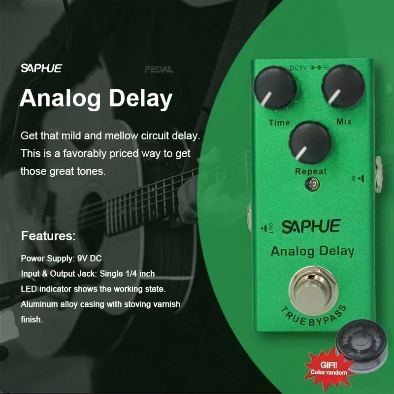 Saphue Electric Guitar Pedal Vintage Overdrive/Distortion