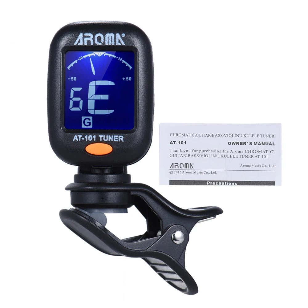 Tuner At-101 Mini Clip-On Electronic Super Sensitive 12 Equal