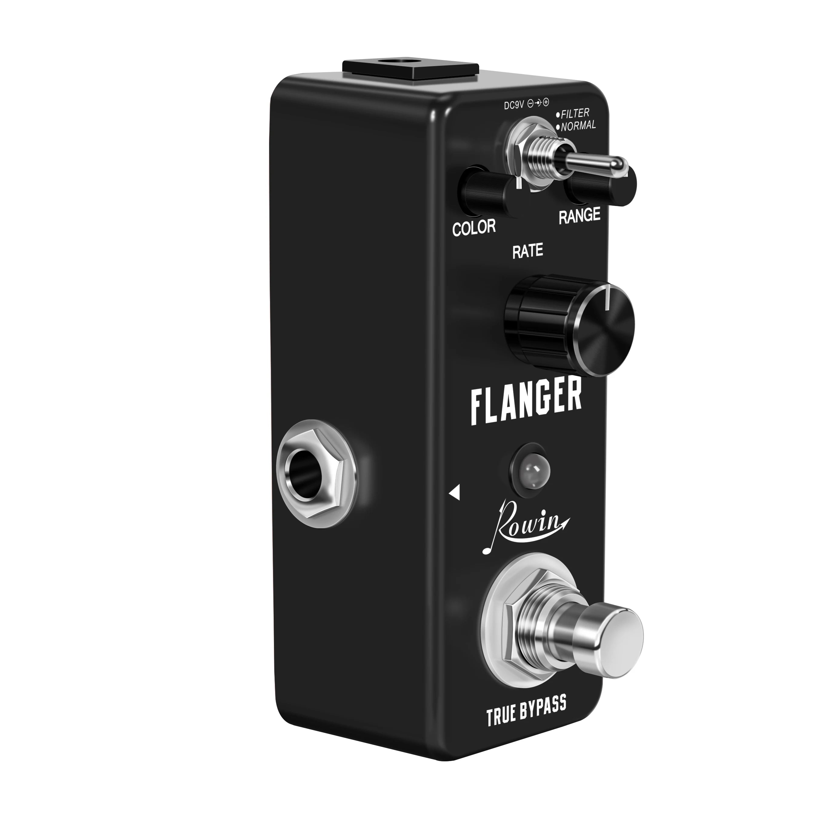 Rowin Classic Flanger Guitar Pedal, Vintage Analog Effect Electric