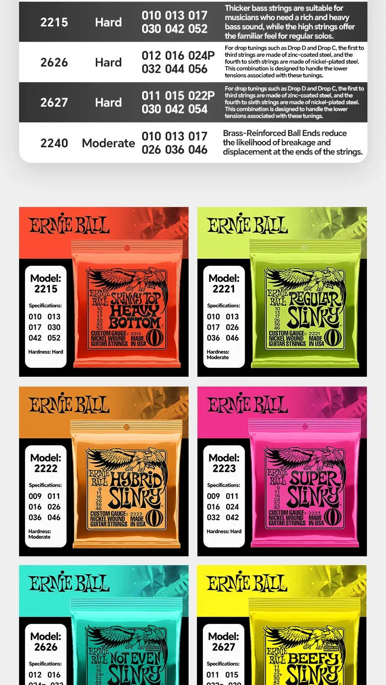 Eb Eagle Electric Guitar Strings Bass Acoustic
