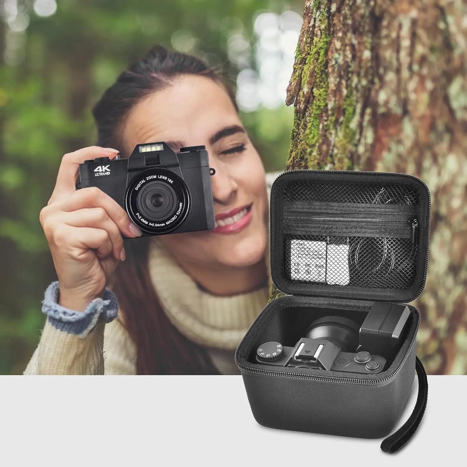 Vlogging Camera Case Compatible With