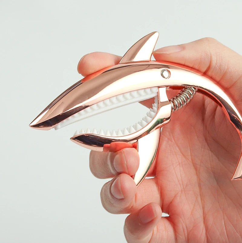 Metal Shark Capo Acoustic Guitar Electric Tone Variation Clip Bass