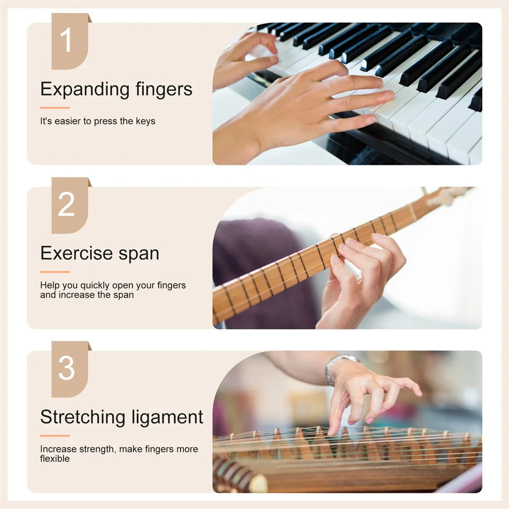 Musical Instrument Finger Expander Guitar Training Span Trainer