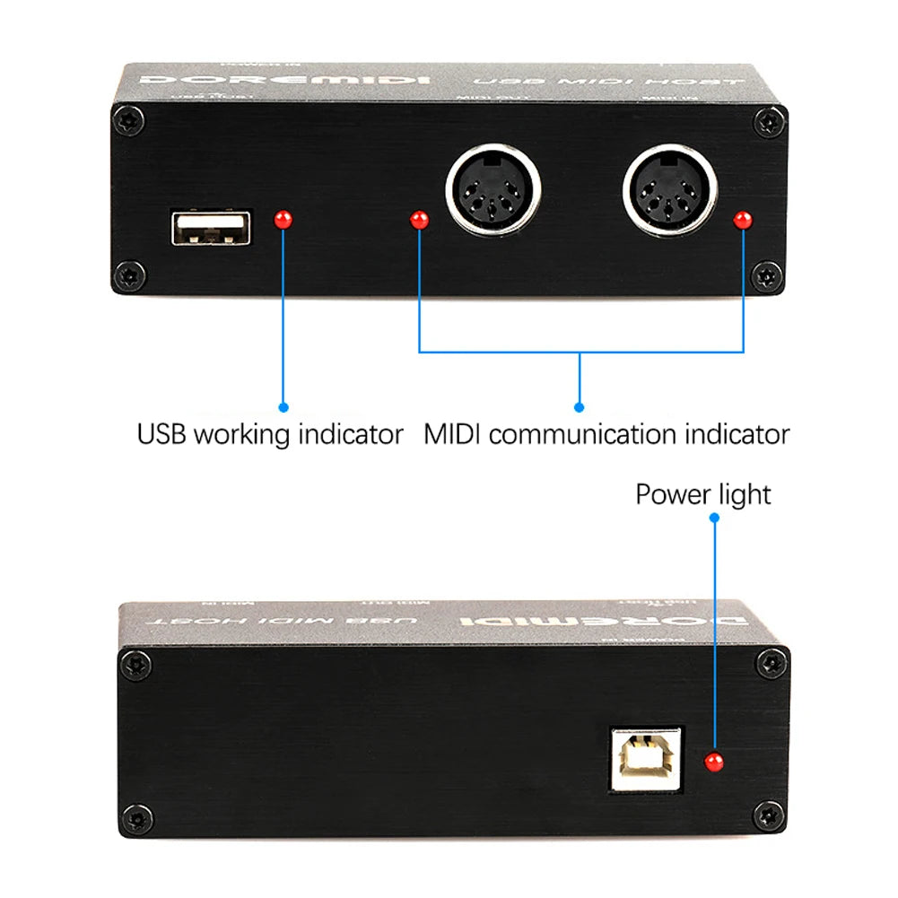 Usb To Midi Host Guitar Effector Synthesizer Generator Interface