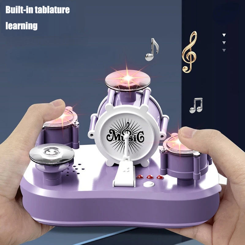 Children'S Electric Creative Finger Touch Mini Drums Percussion
