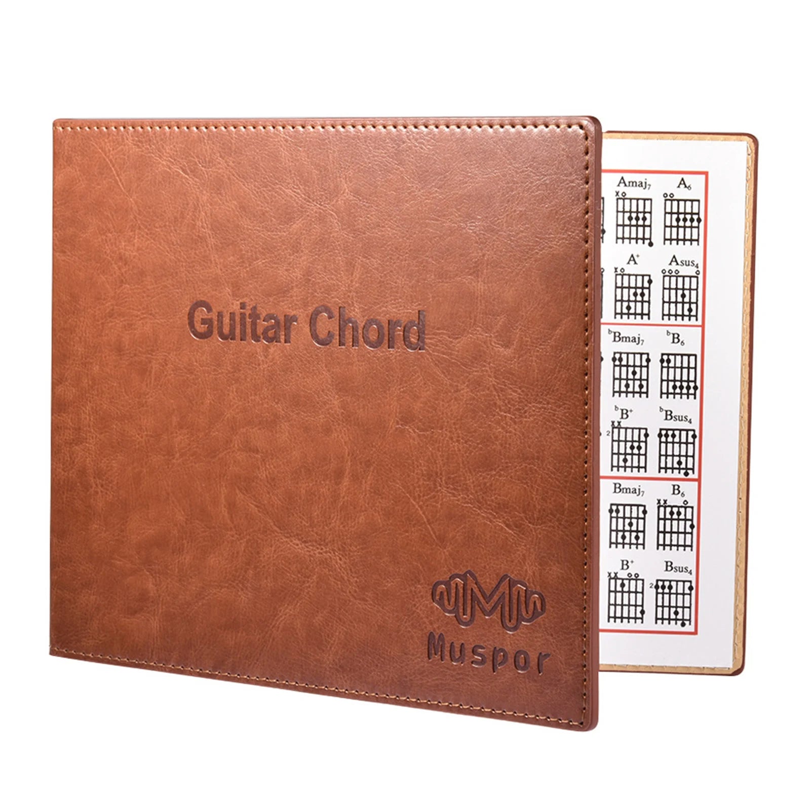 6 String Acoustic / Classical Electric Guitar Chord Book Paperback