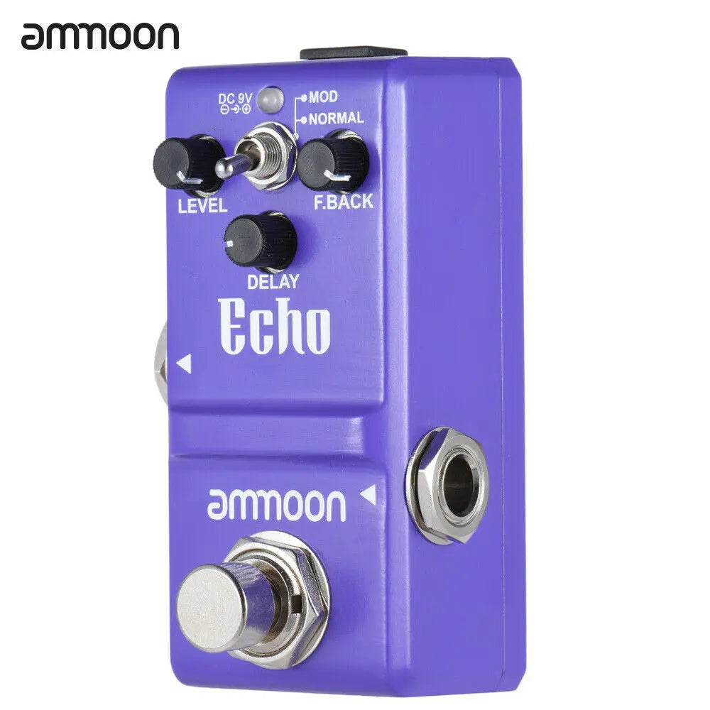 Ammoon Nano Series Delay Guitar Effect Pedal True Bypass Aluminum