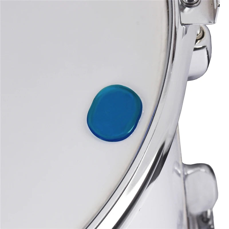 6Pcs/Sheet Pieces Drum Damper Gel Pads Silicone Drums Silencer