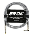 Erok 1.5/3/6/10M Guitar Audio Cables Anti-Noise Line 6.35Mm Male To