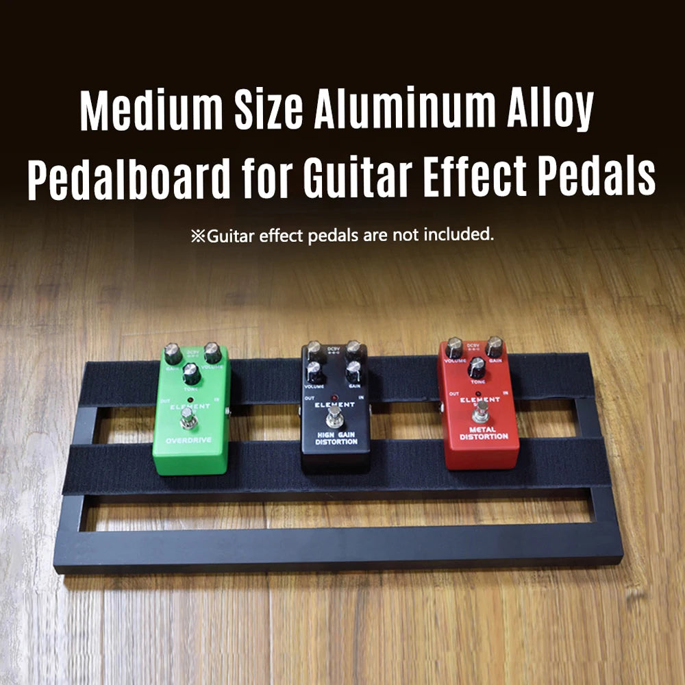 Medium Size Guitar Effect Pedal Board Aluminum Alloy Pedalboard