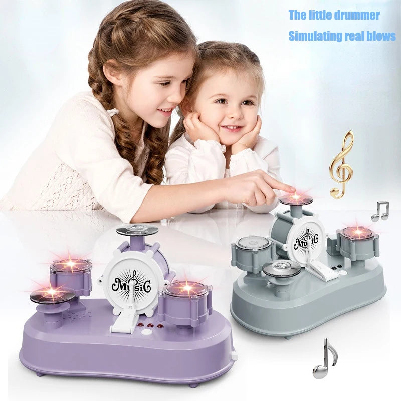 Children'S Electric Creative Finger Touch Mini Drums Percussion