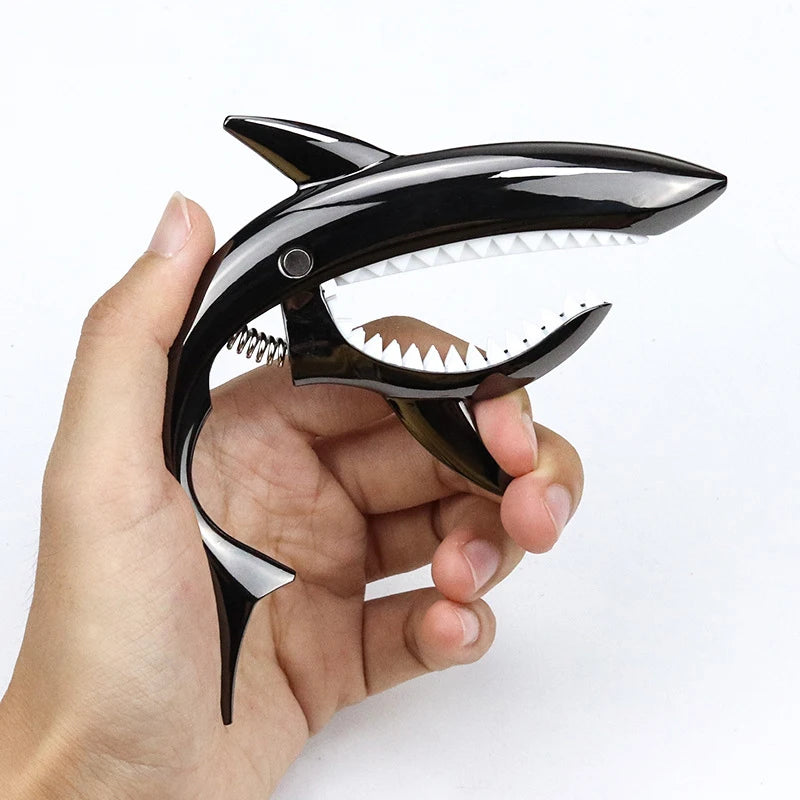 Metal Shark Capo Acoustic Guitar Electric Tone Variation Clip Bass