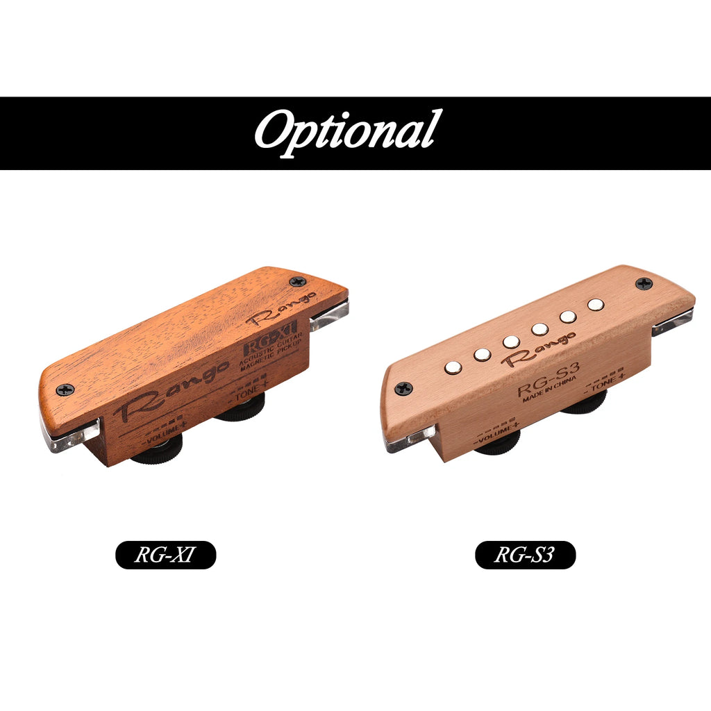 Rango Rg-S3 Acoustic Guitar Magnetic Pickup Beech Wood Passive
