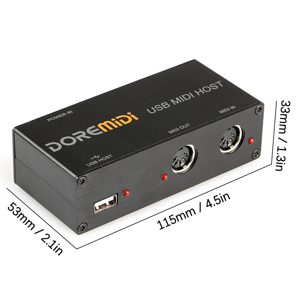 Usb To Midi Host Guitar Effector Synthesizer Generator Interface