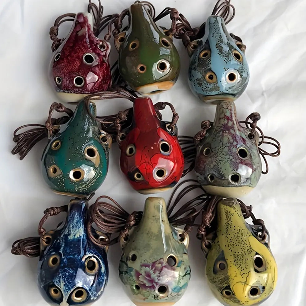 6 Hole Ceramic Mini Ocarina