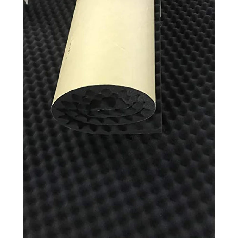 Self Adhesive High-density Acoustic Foam Egg Box Panel Studio Foam Black Soundproof Wallboard
