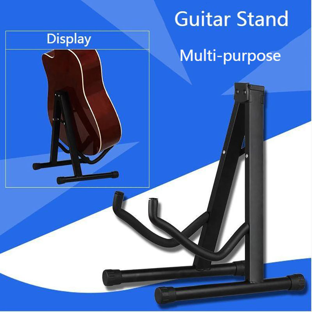 Guitar Stand Musical Bracket Foldable Holder Tripod Sturdy And Stable