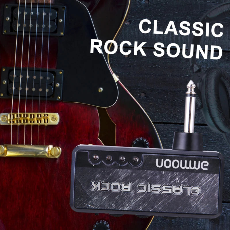 Ammoon Classic Rock Electric Guitar Headphone Amplifier Effect