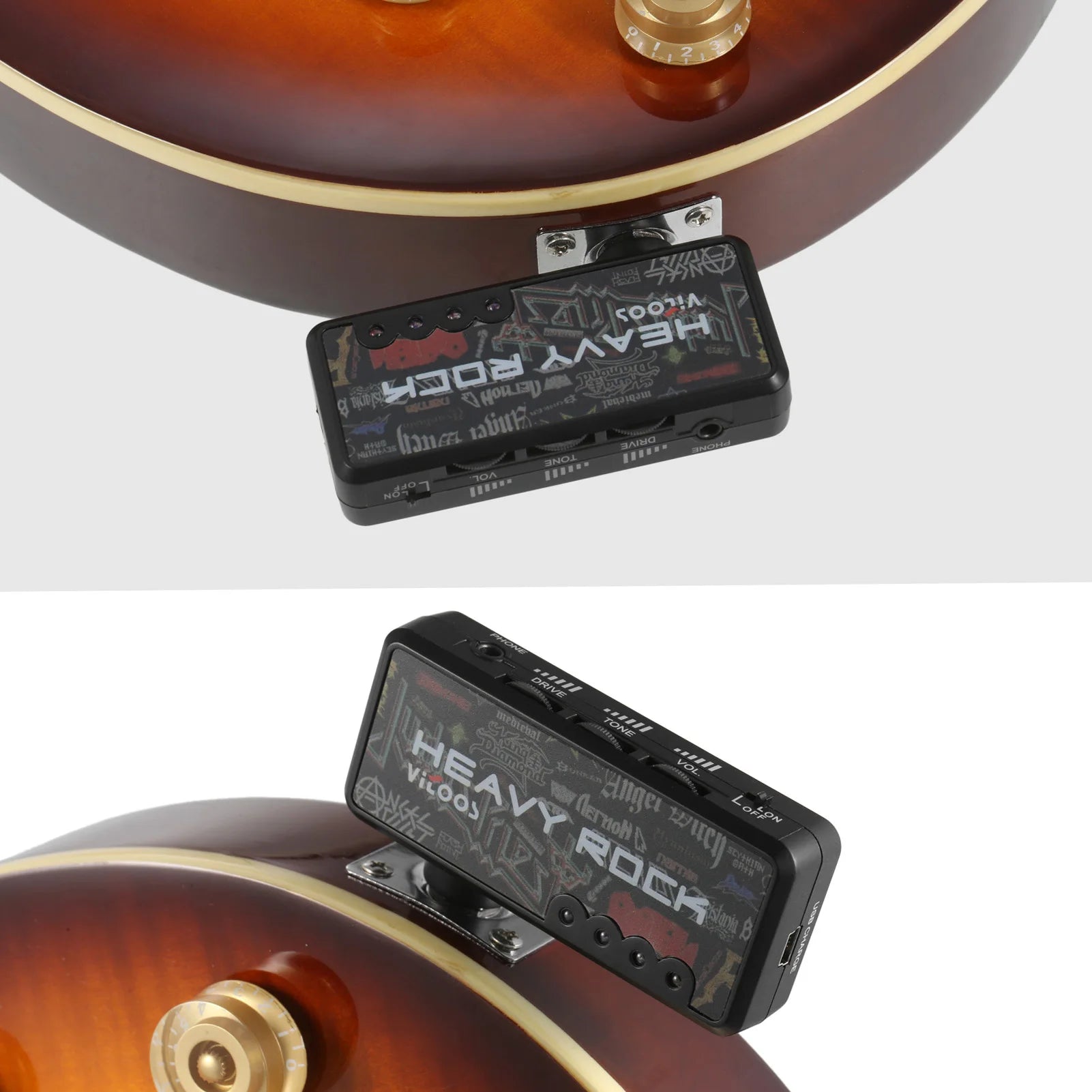 Guitar Amplifier Electric Mini Headphone Amp Light-Weight Design