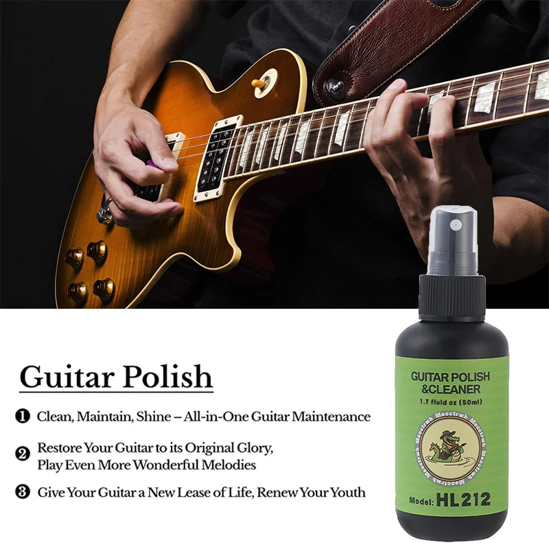 Guitar Cleaning All In One Kit Fretboard Lemon Oil Polish