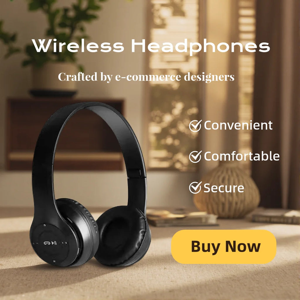 HIFI Sound Bluetooth Headphones