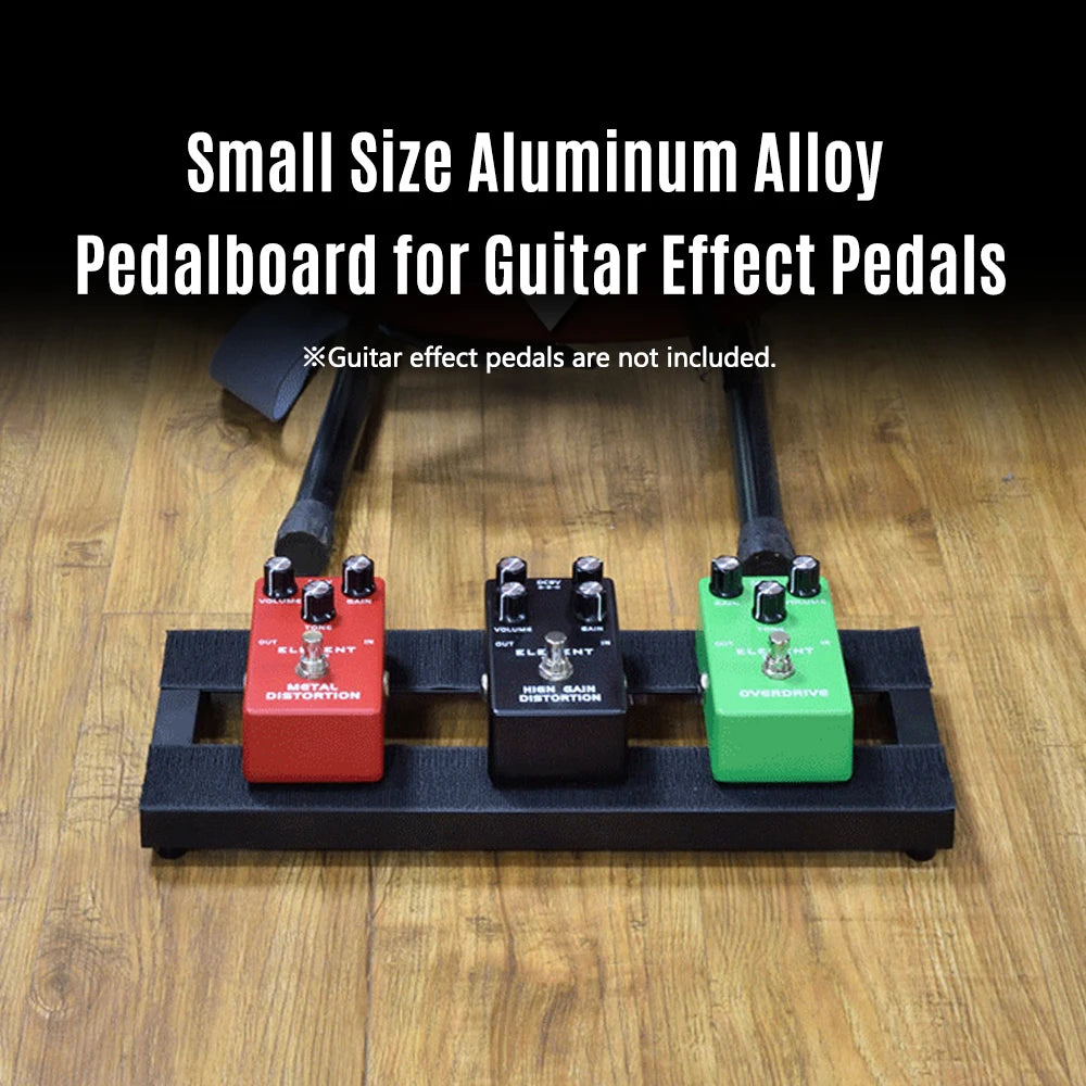Small Size Guitar Effect Pedal Board Aluminum Alloy Pedalboard 15×4.9