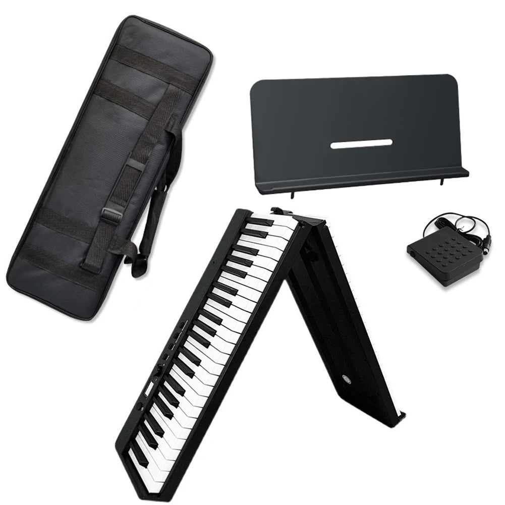 88 Keys Foldable Piano Digital Multifunctional Electronic Keyboard