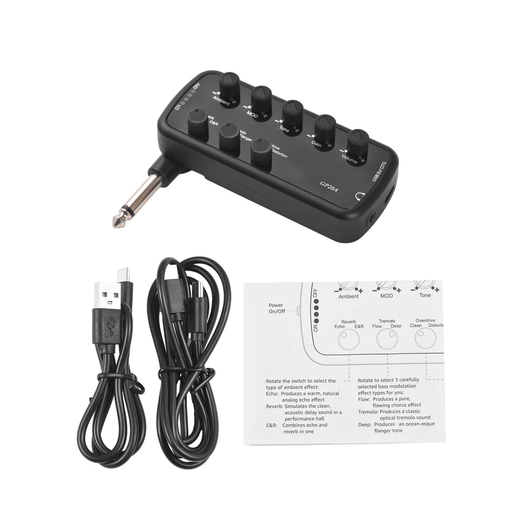 Guitar Amplifier Mini Amp Headphone Plug And Play