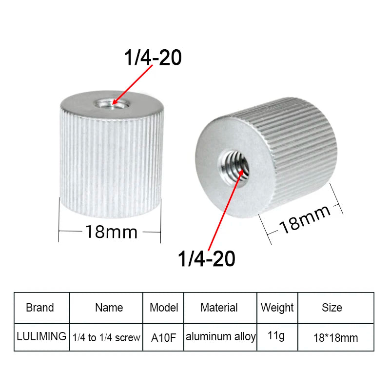 1/4 to 3/8 Camera Conversion Screw