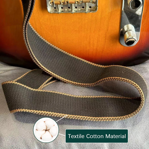 11Pcs Guitar Strap for Acoustic / Electric / Bass Guitars & Ukulele Cotton PU Leather Adjustable Length Approx. 40" to 68"