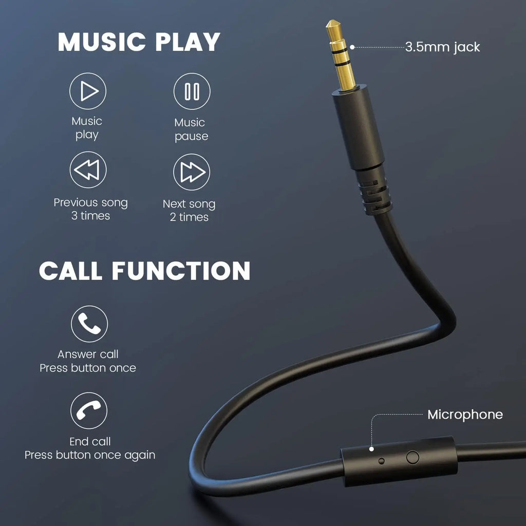 Oneodio Studio Hifi 3.5/6.35Mm Wired Headphones Monitor Over Ear