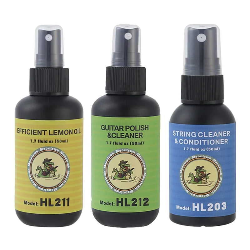 Guitar Cleaning All In One Kit Fretboard Lemon Oil Polish