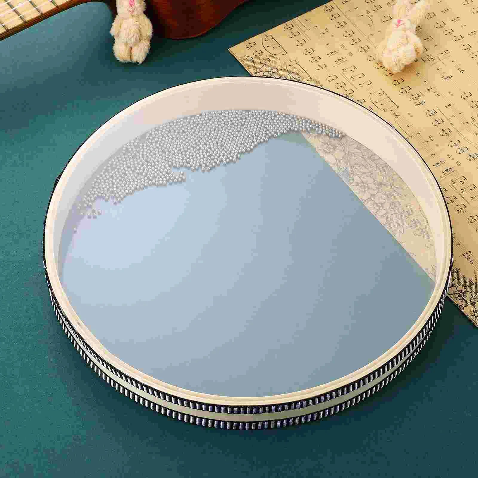 2Pcs Ocean Drums Wave Percussion Musical Instruments Transparent Mini