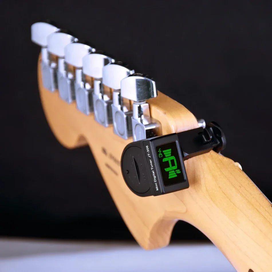 Jt-306 Mini Guitar Tuner Digital Lcd Clip On