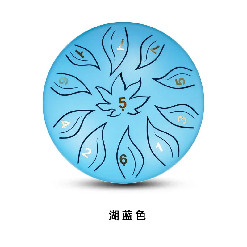Tongue Drum 6 Inch 11 Notes Ethereal Drums Children Steel Hand Yoga