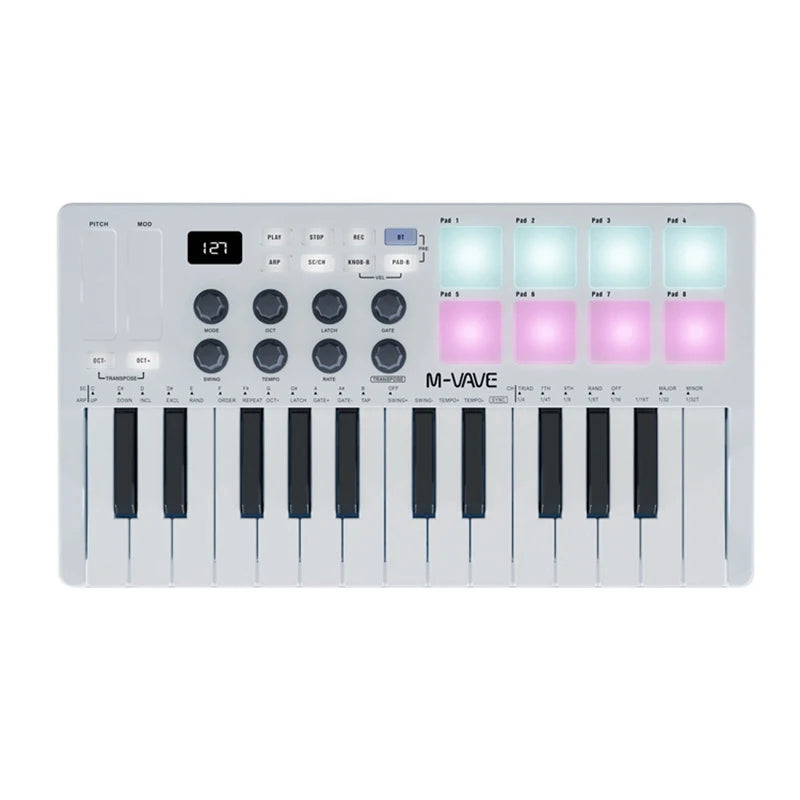 M-Vave 25-Key Usb Midi Keyboard Controller