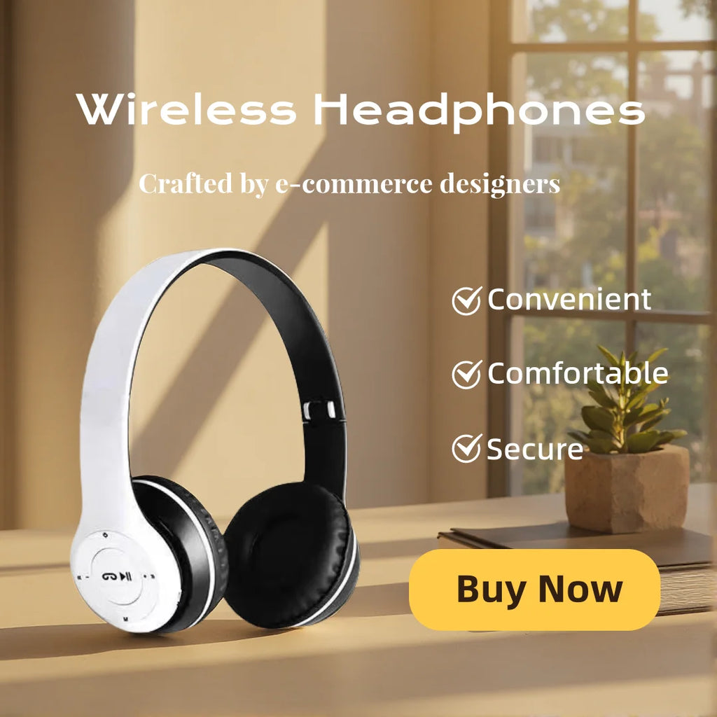 HIFI Sound Bluetooth Headphones