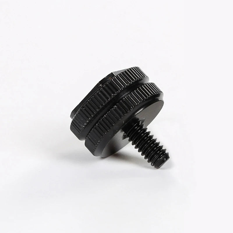 1Pc 1/4 portability For Double-Layer Camera Hot Shoe Adapter Accessories Hot Shoe Phone Holder Nut Cold Shoe Adapter Bracket