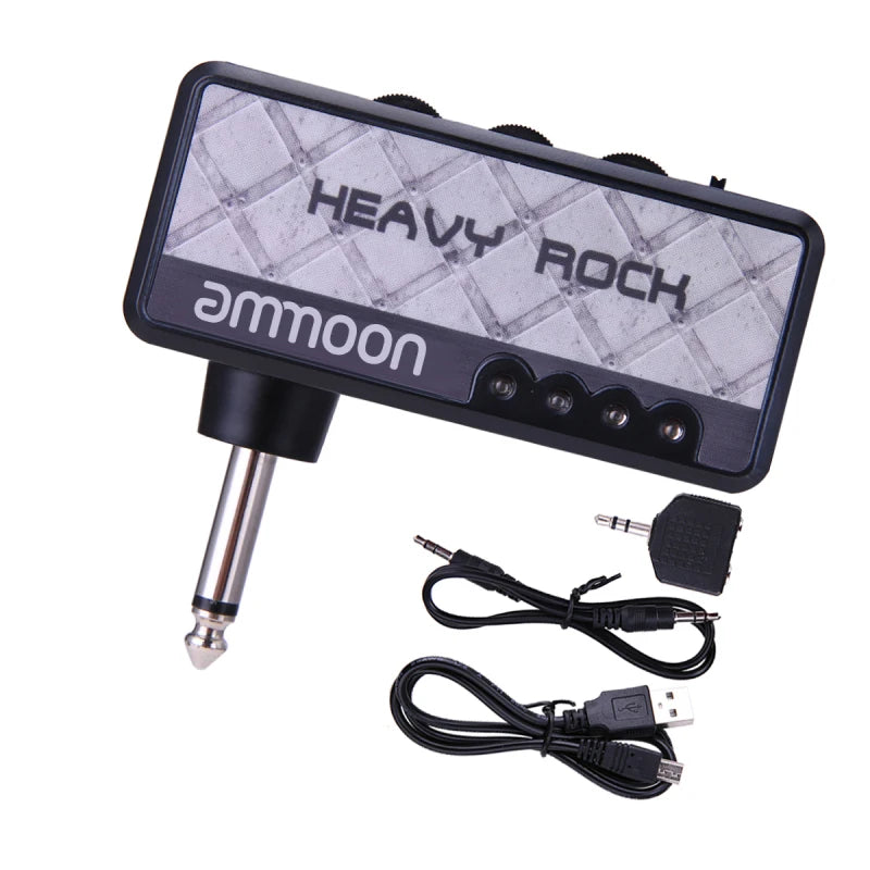 Ammoon Classic Rock Electric Guitar Headphone Amplifier Effect